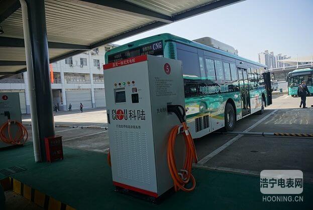 江西省常委、常務副省長莫建成參觀由科陸電子參與建設的國內首個民間資本投資新能源汽車充電站