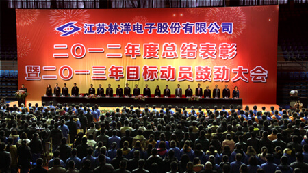 奮斗2013年，為開啟林洋事業(yè)新的征程而努力奮斗