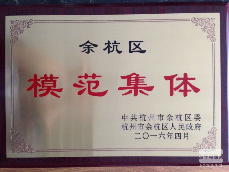 炬華科技研發(fā)部榮獲杭州市余杭區(qū)模范集體稱(chēng)號(hào)
