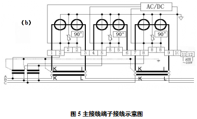 威勝DSSD331-9D主端子接線(xiàn)圖
