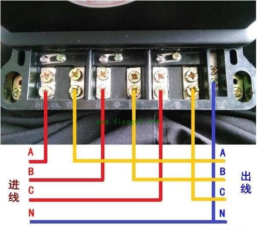 威勝電表DTSD341-MB3三相四線直能式電能表怎么接線？